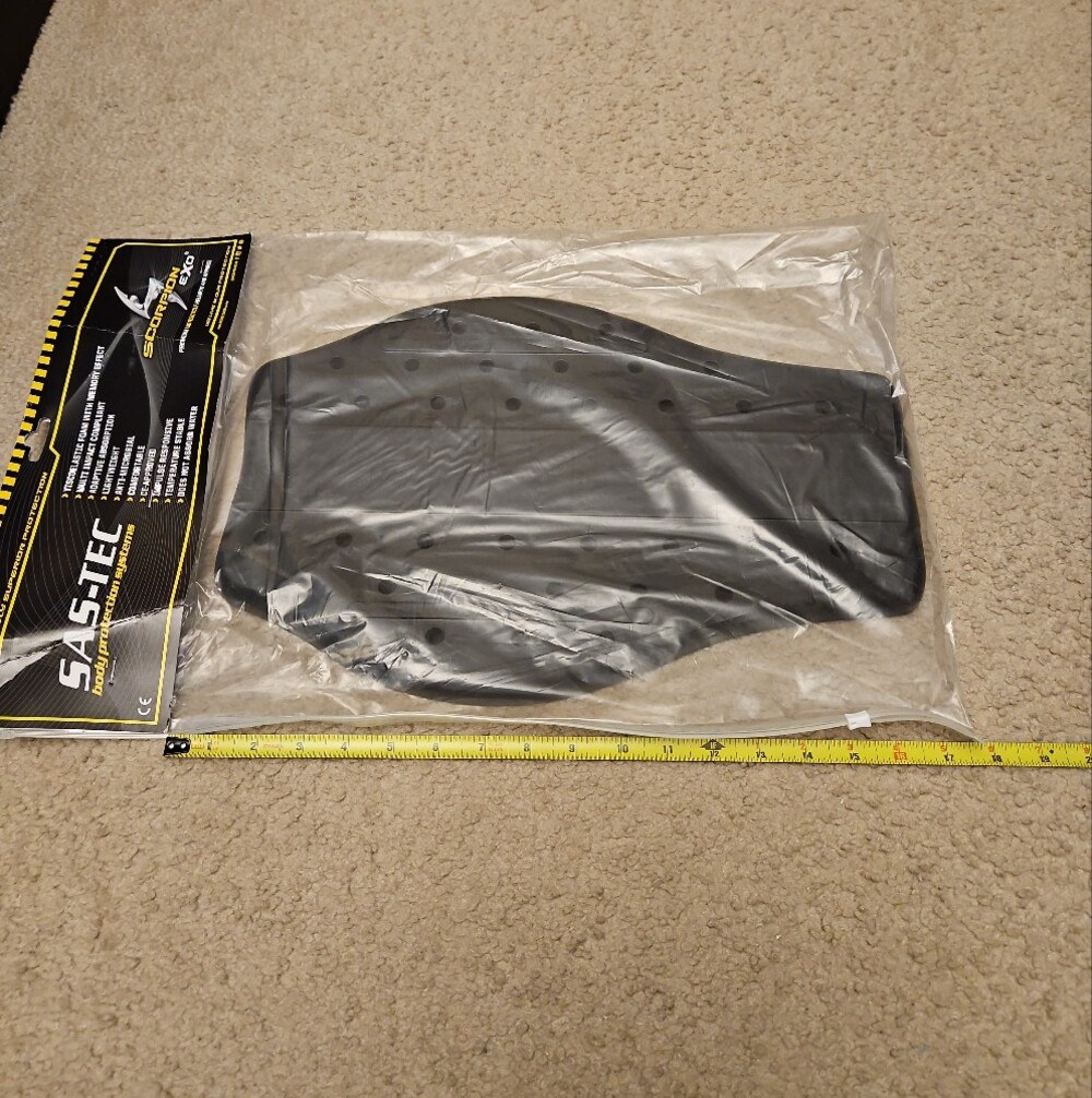 SAS-TEC Protective Back Insert | Black - Picture 5 of 6